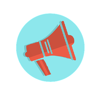 Megaphone Icon Graphic PNG image