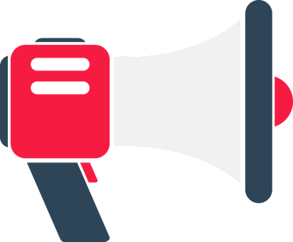 Megaphone Icon Graphic PNG image