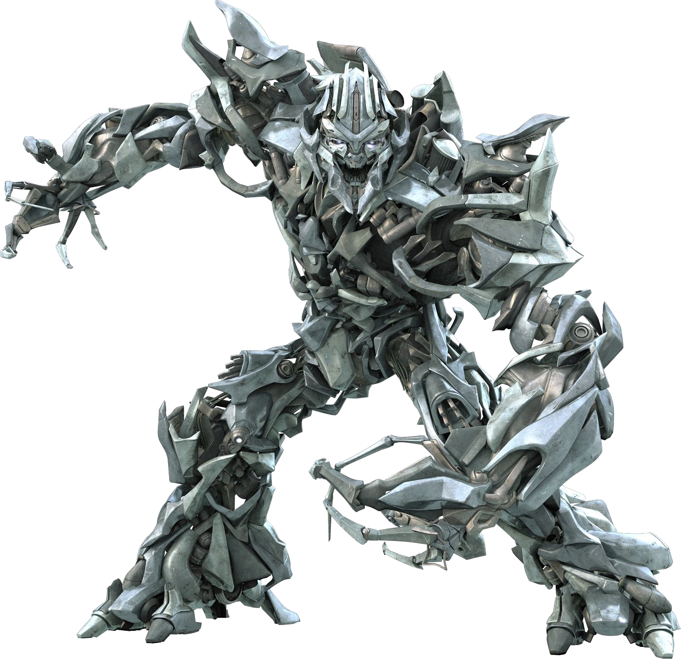 Megatron_ Transformers_ Character_ Render PNG image