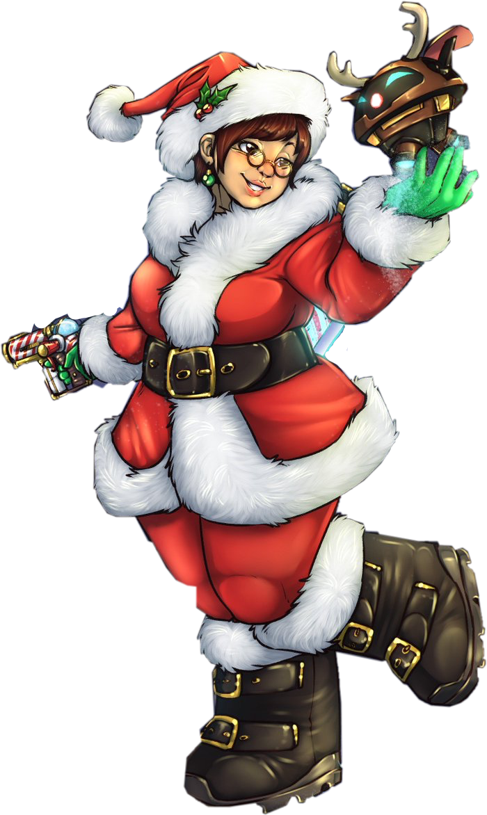 Mei Overwatch Holiday Skin PNG image
