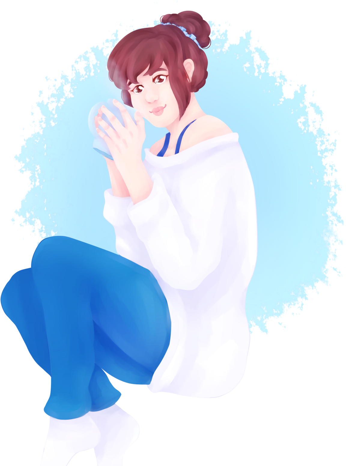 Mei Overwatch Ice Power Fanart.png PNG image
