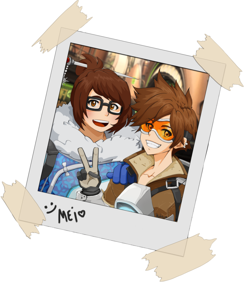 Meiand Friend Overwatch Selfie PNG image