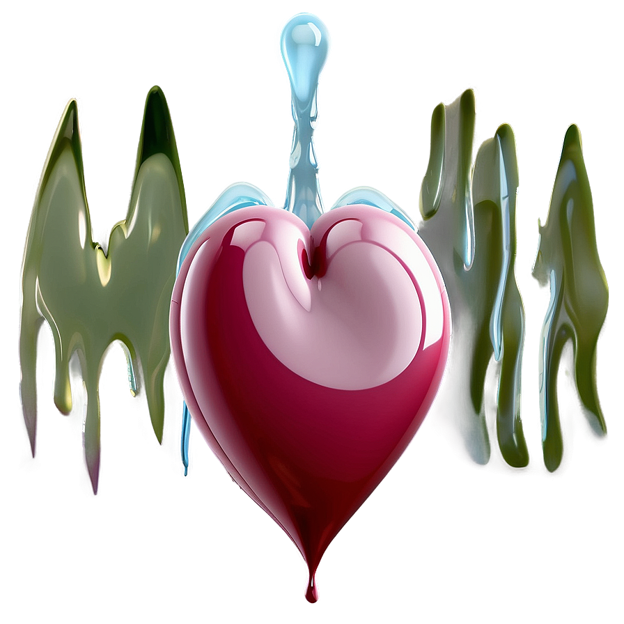 Melting Heart Clipart Surreal Png 42 PNG image