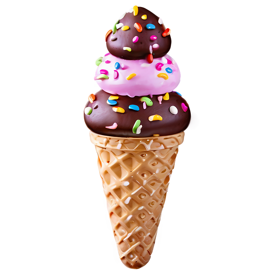 Melting Ice Cream Cone Png 74 PNG image