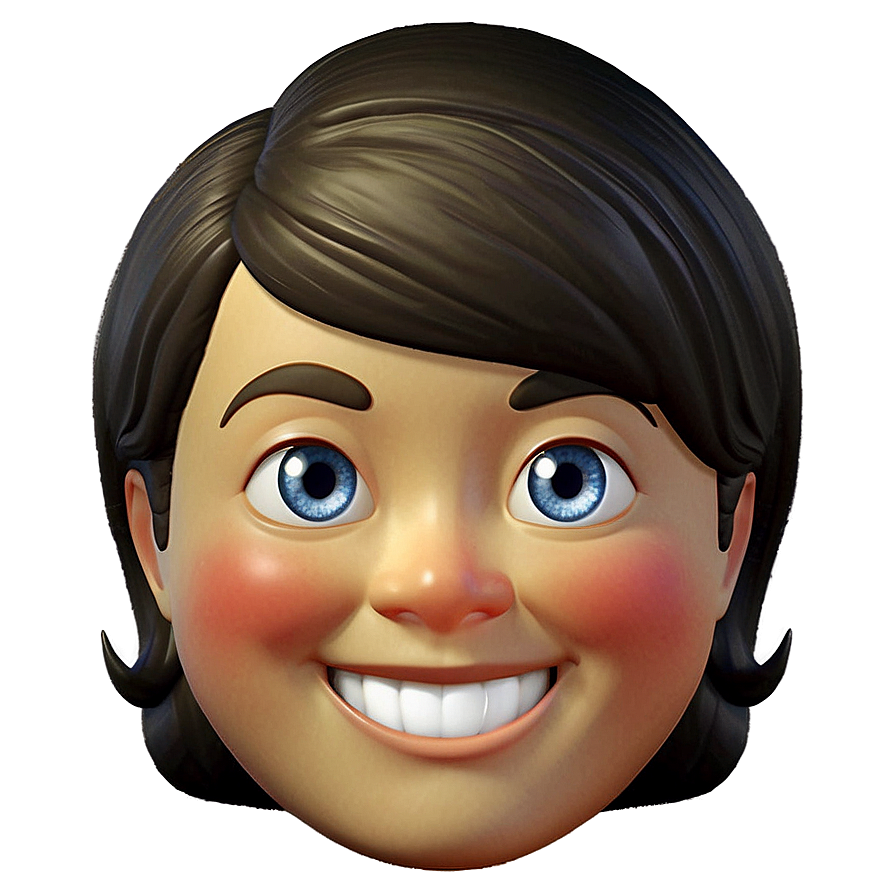 Memoji Smiling Face Png 62 PNG image