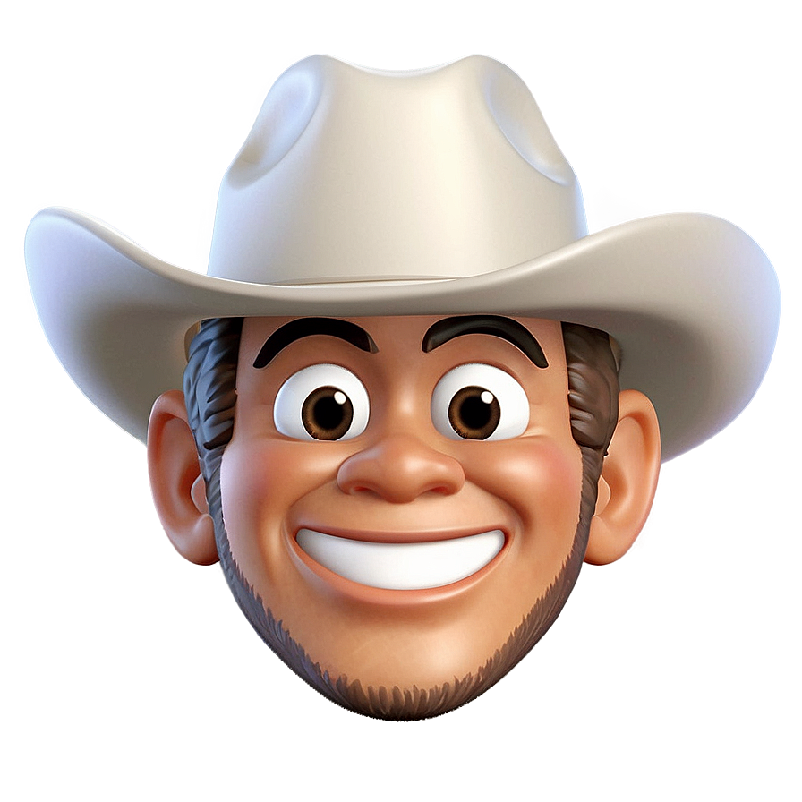 Memoji With Cowboy Hat Png 48 PNG image