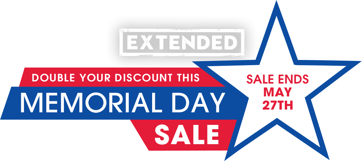 Memorial Day Sale Extended Promotion PNG image