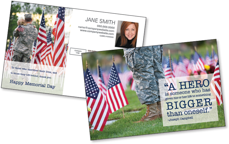 Memorial Day Tribute Cards PNG image