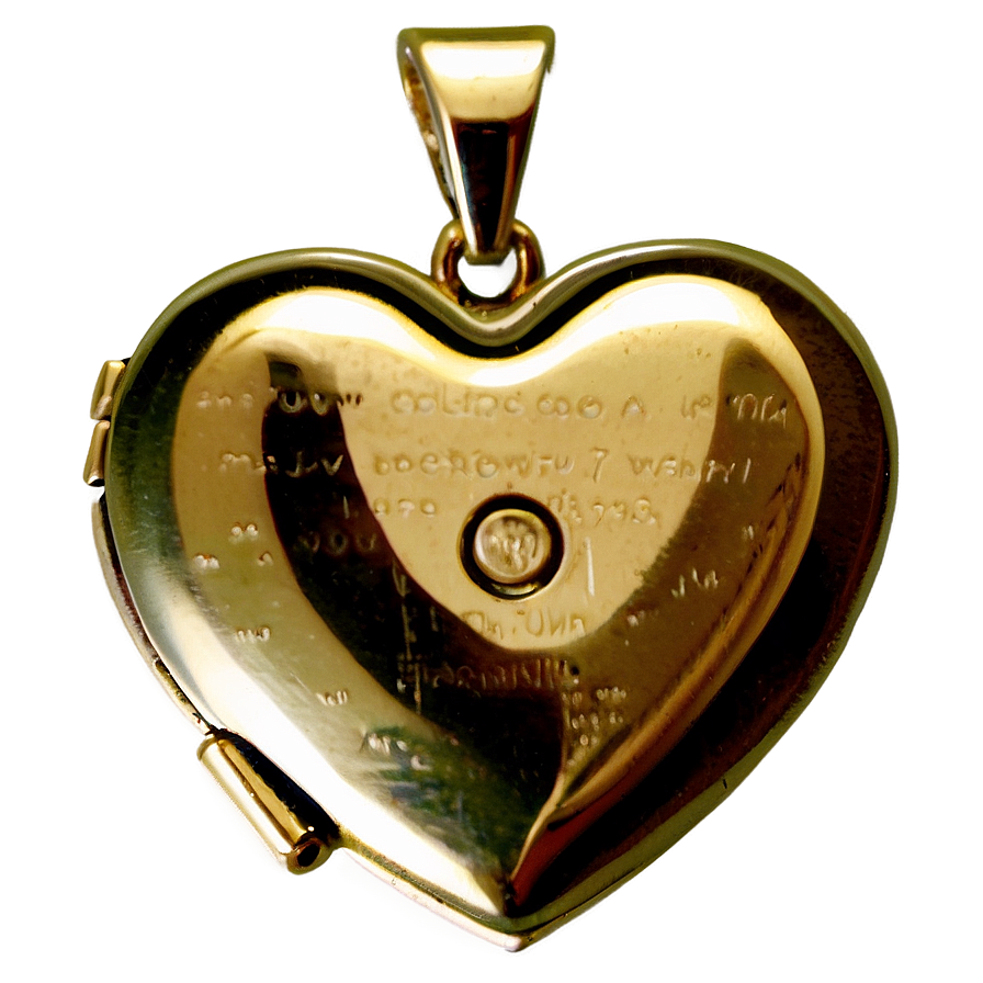 Memorial Heart Locket Png 76 PNG image