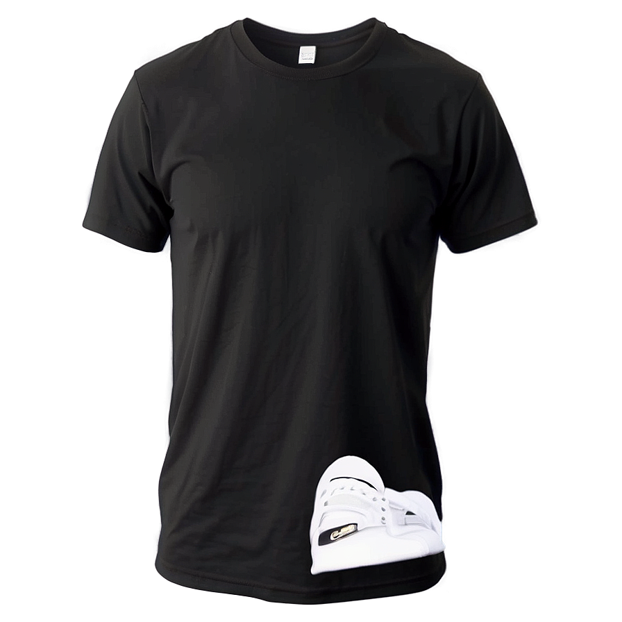 Men's Black T Shirt Png Cqk PNG image