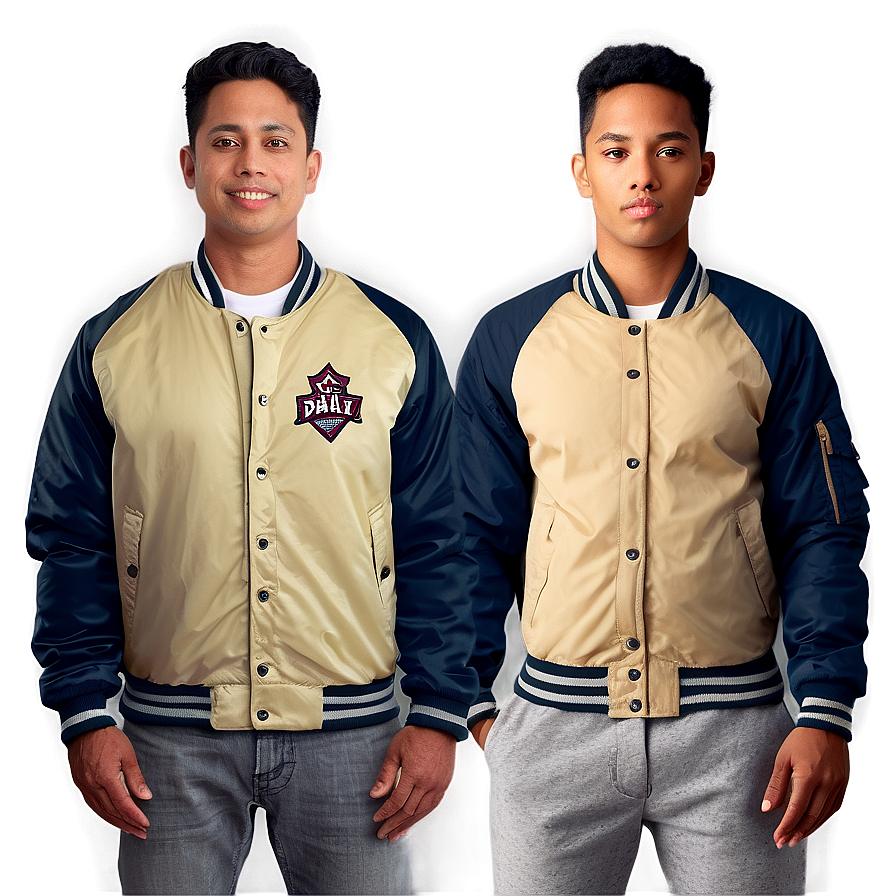 Men's Varsity Bomber Jacket Png Gov PNG image