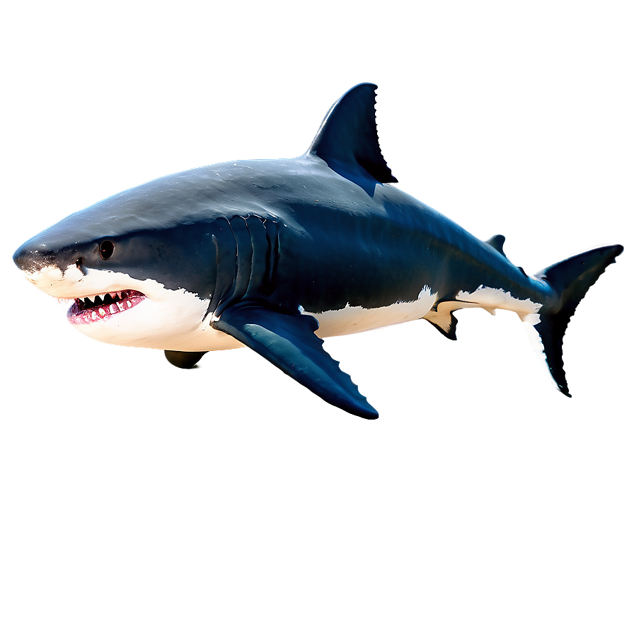 Menacing Great White Shark Png Tas98 PNG image