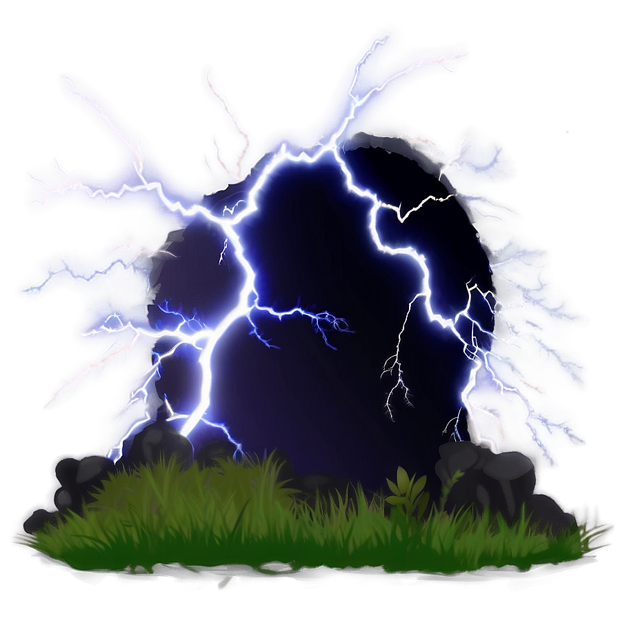 Menacing Lightning Strike Png 87 PNG image