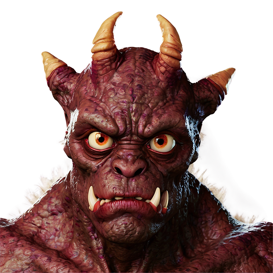 Menacing Monster Gaze Png 06122024 PNG image