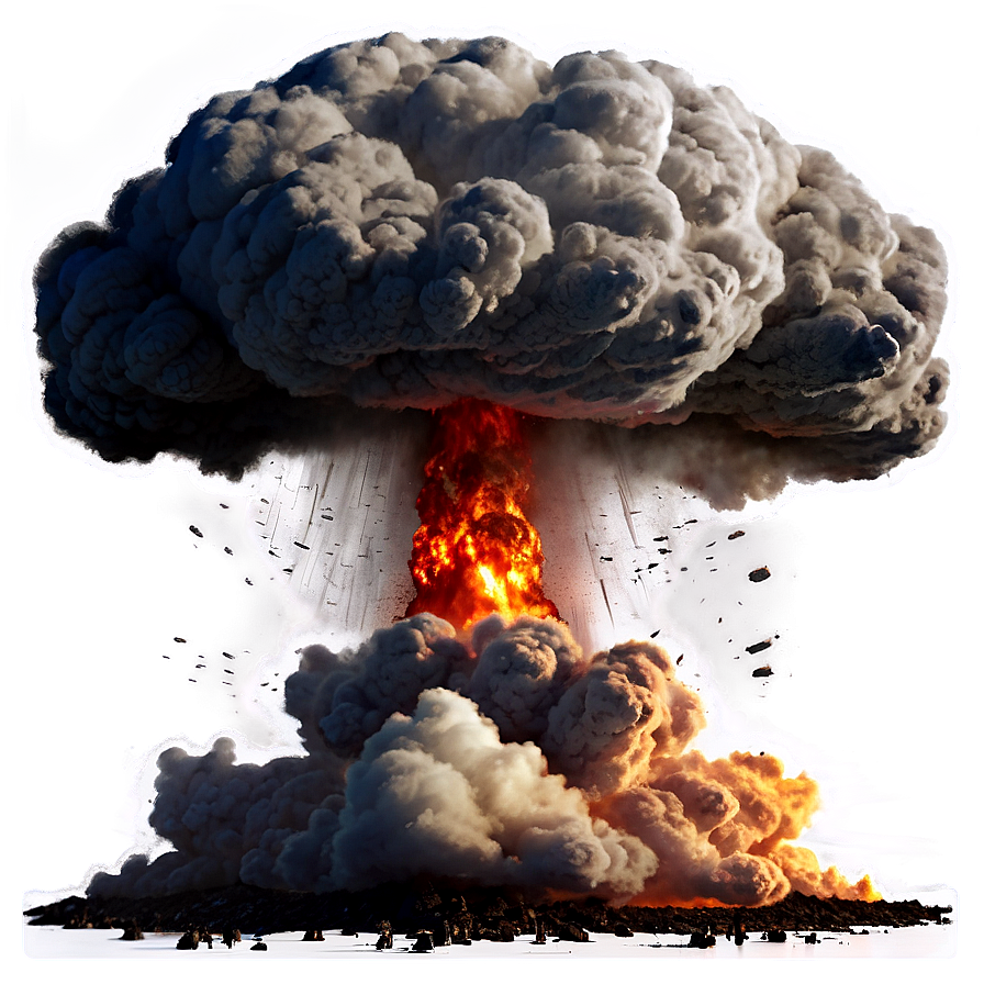 Menacing Nuclear Explosion Png Yam PNG image