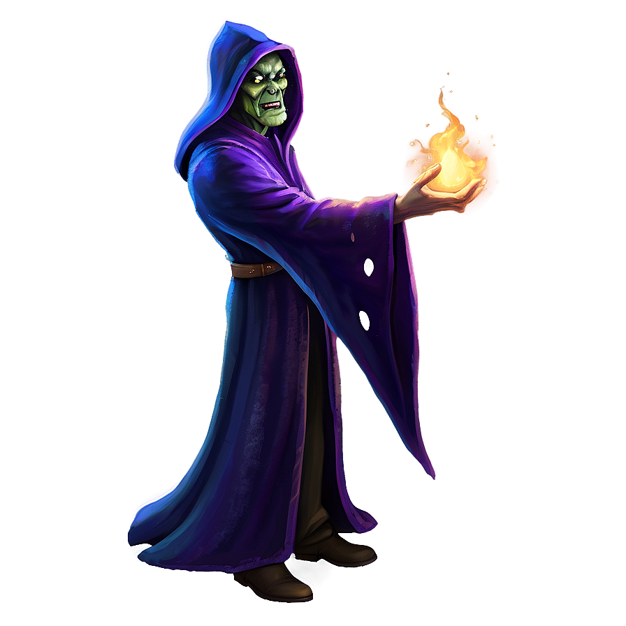 Menacing Sorcerer Png 06252024 PNG image