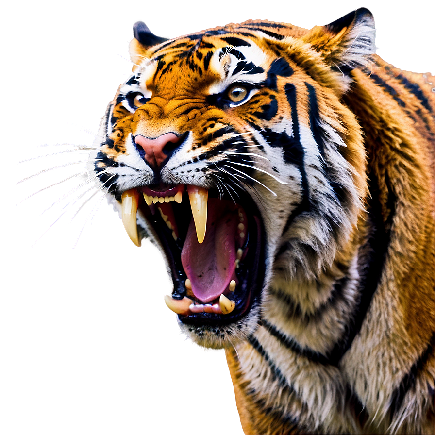 Menacing Tiger Growl Png 44 PNG image