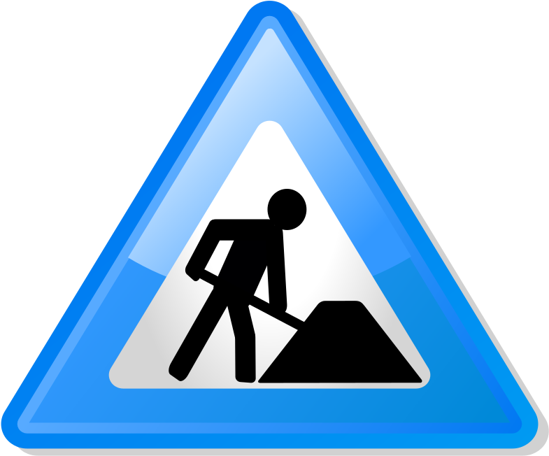 Menat Work Traffic Sign PNG image