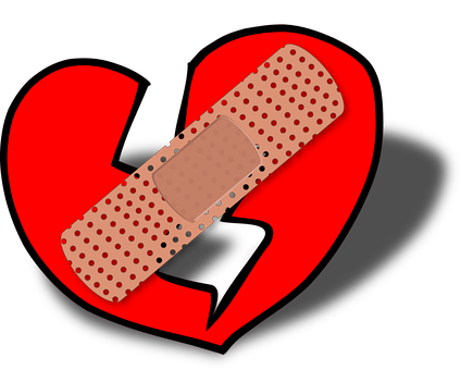 Mended Heart Concept PNG image