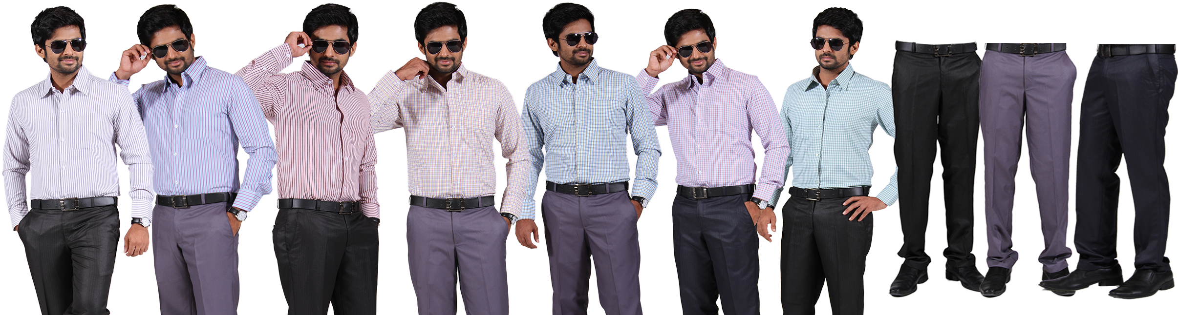 Mens Formal Wear Collection PNG image