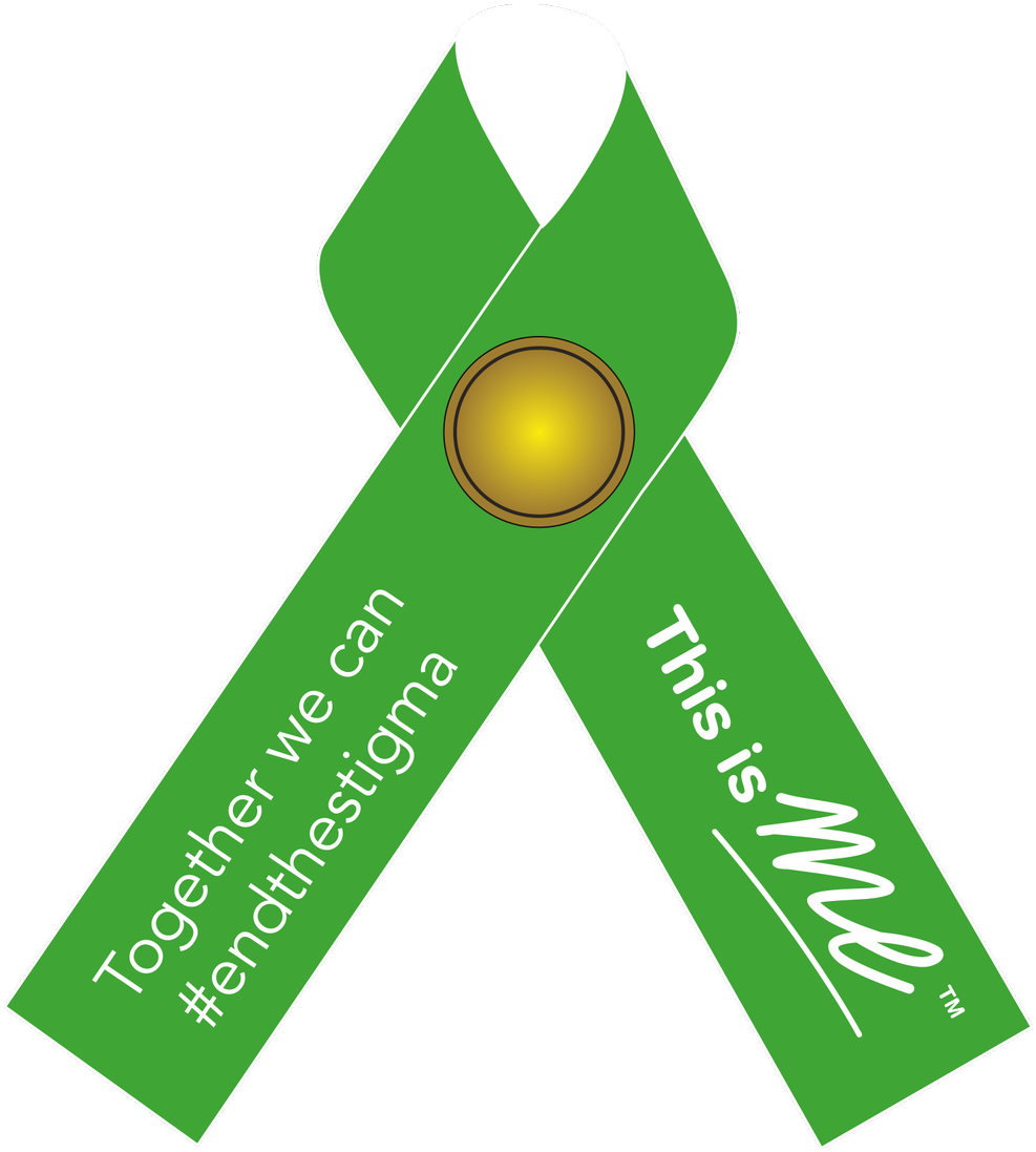 Mental Health Awareness Ribbon PNG image