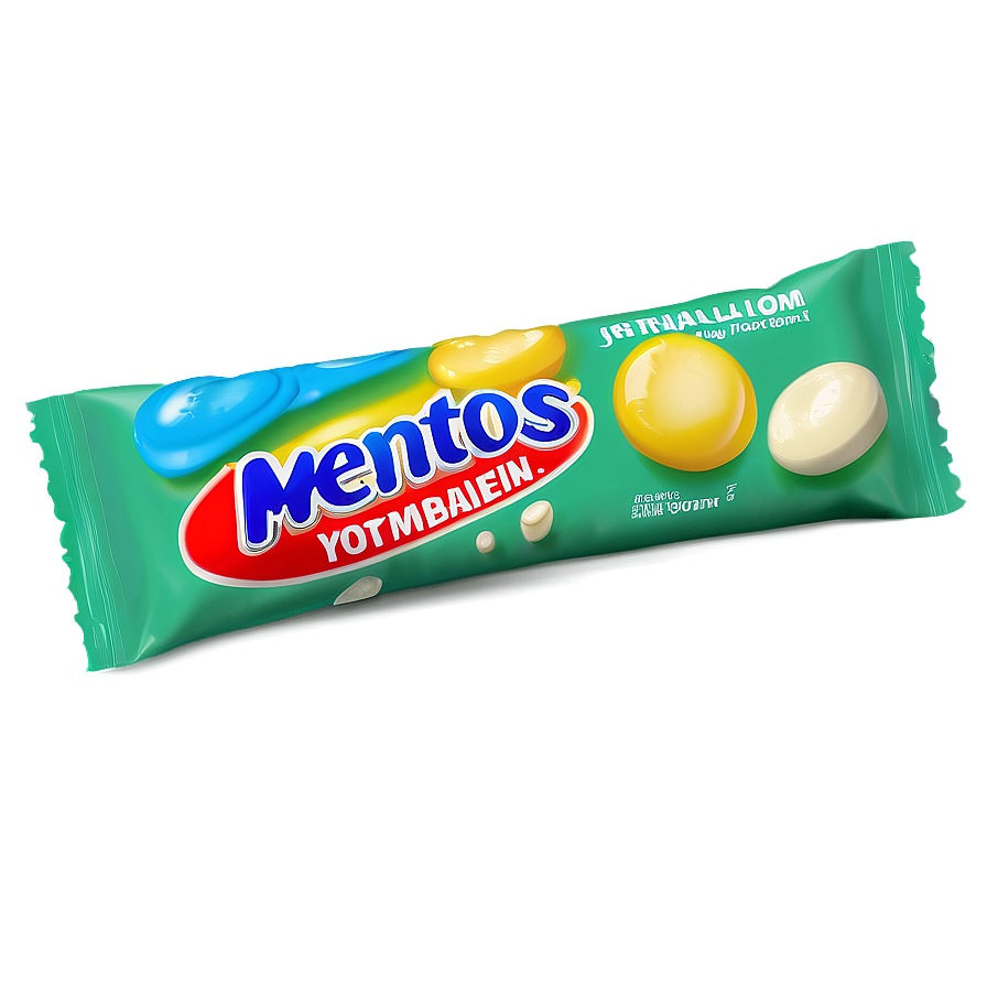 Mentos Gum Velvet Vanilla Mint Png 06252024 PNG image