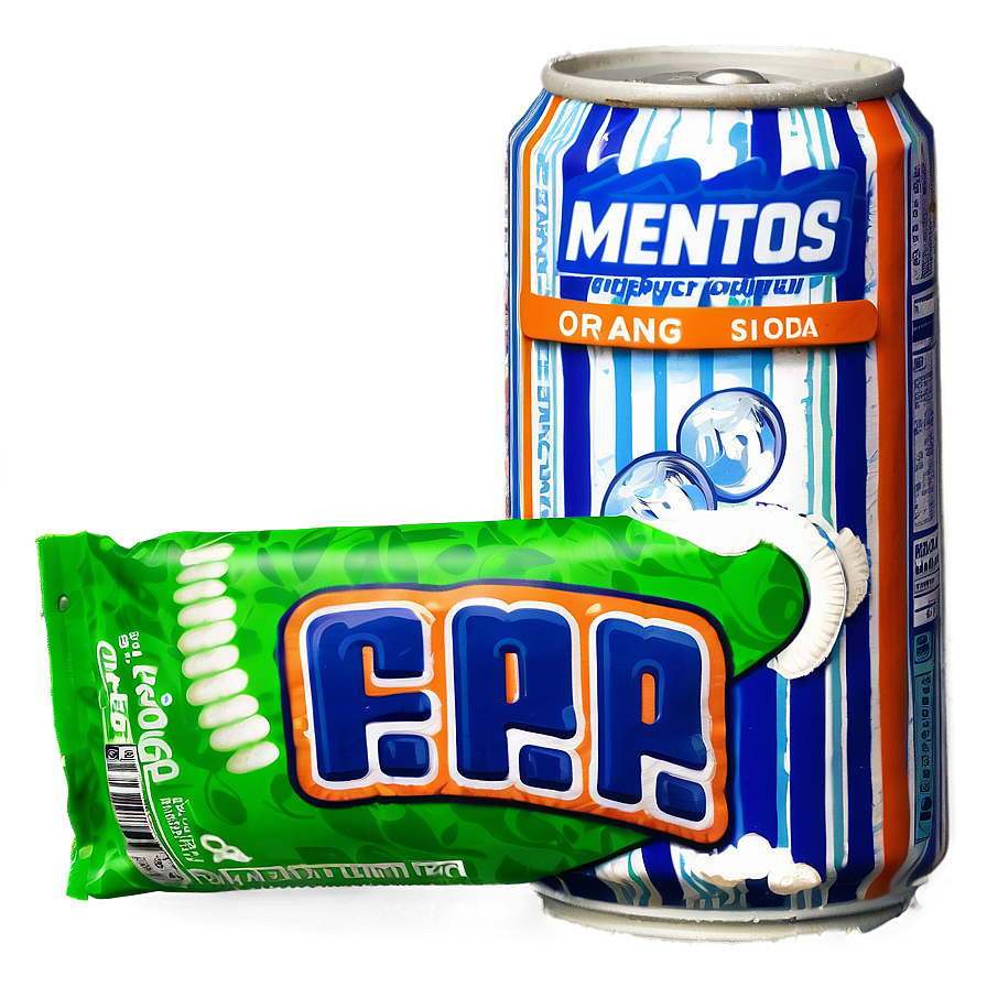 Mentos Orange Soda Chew Png 06252024 PNG image