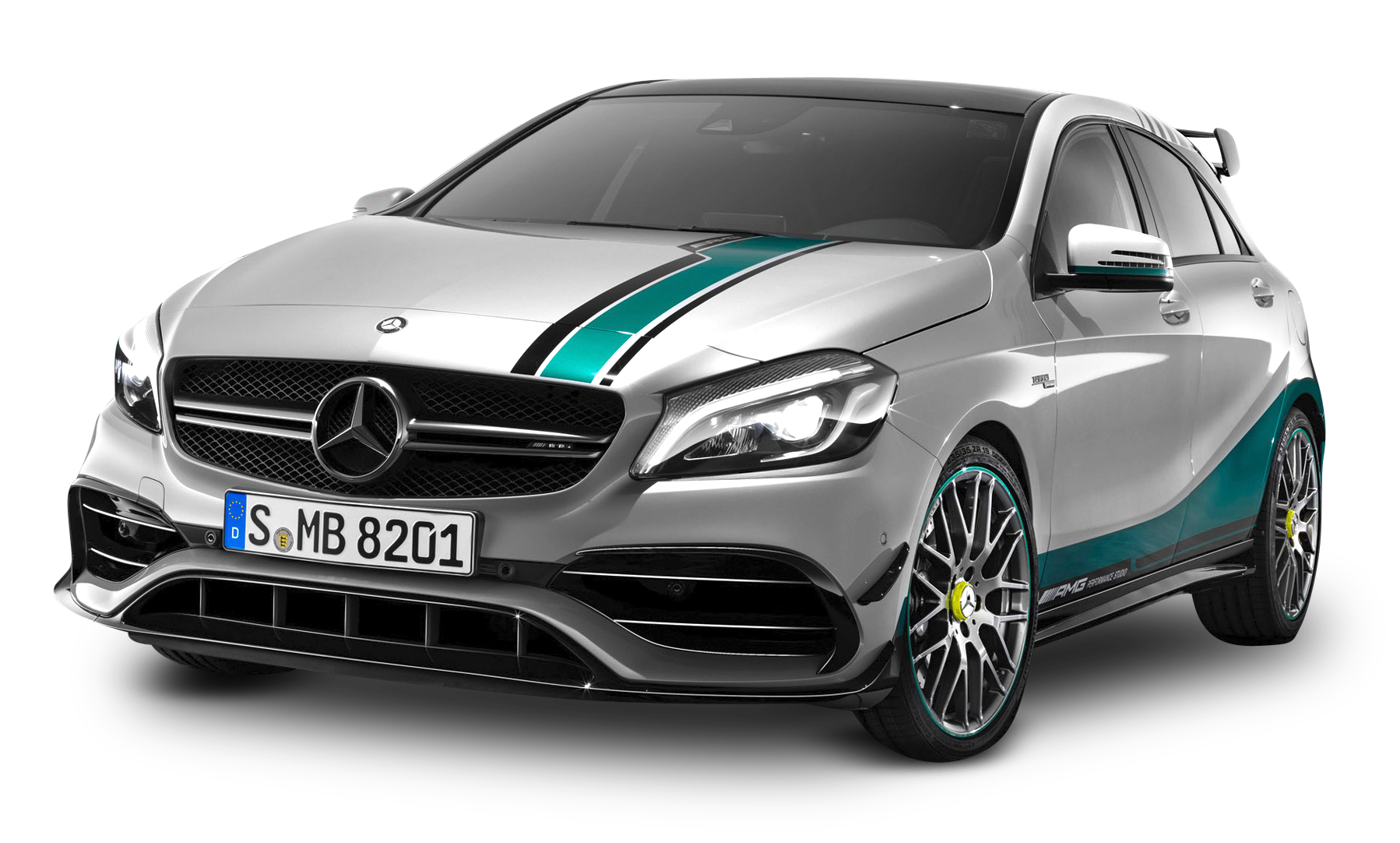 Mercedes A M G A45 Side View PNG image
