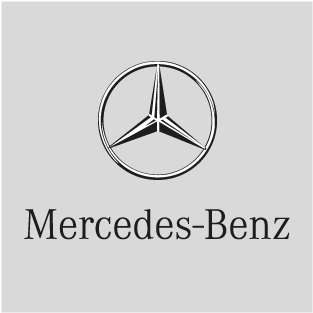 Mercedes Benz Logo Blackand White PNG image