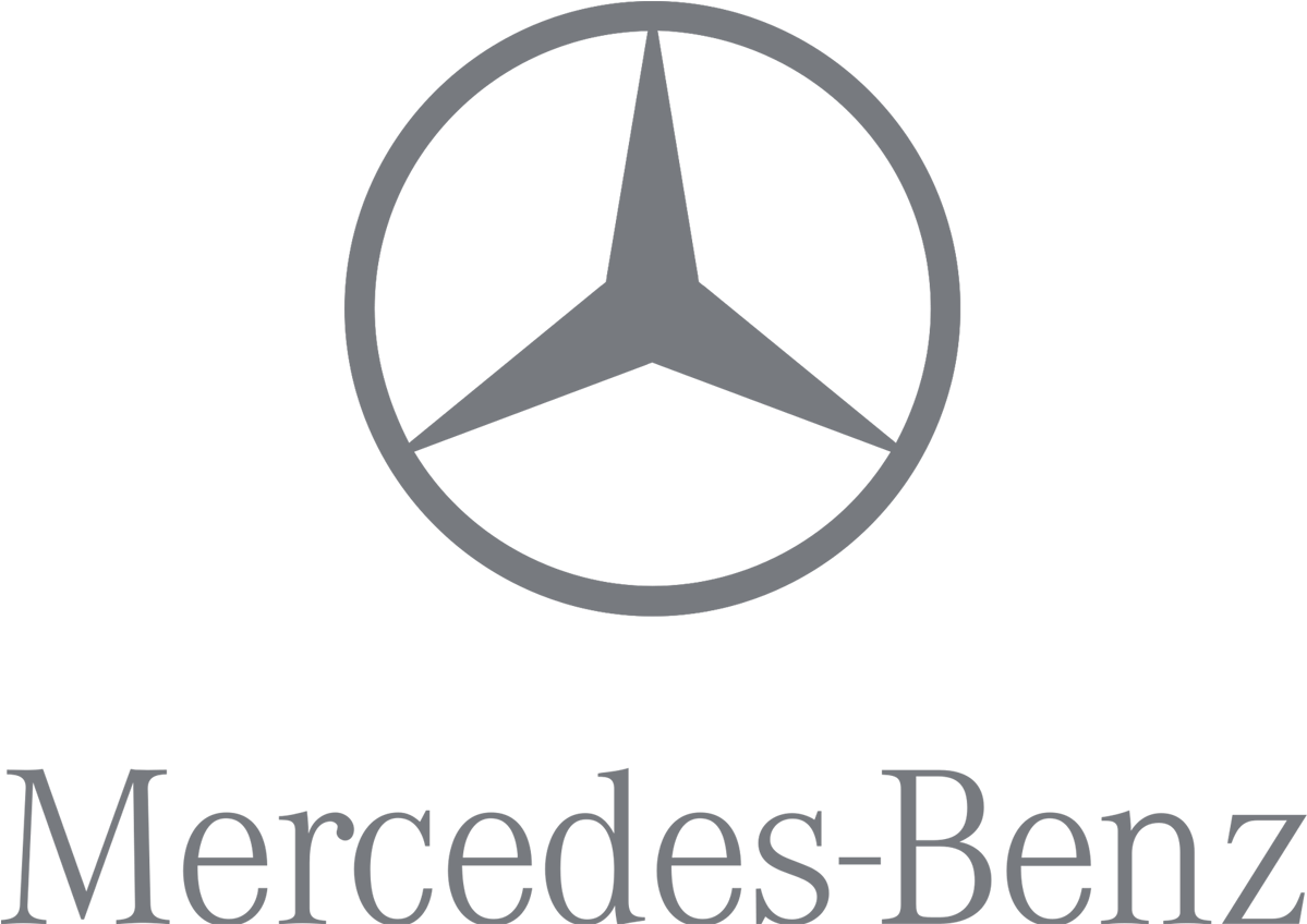 Mercedes Benz Logo Blue Background PNG image
