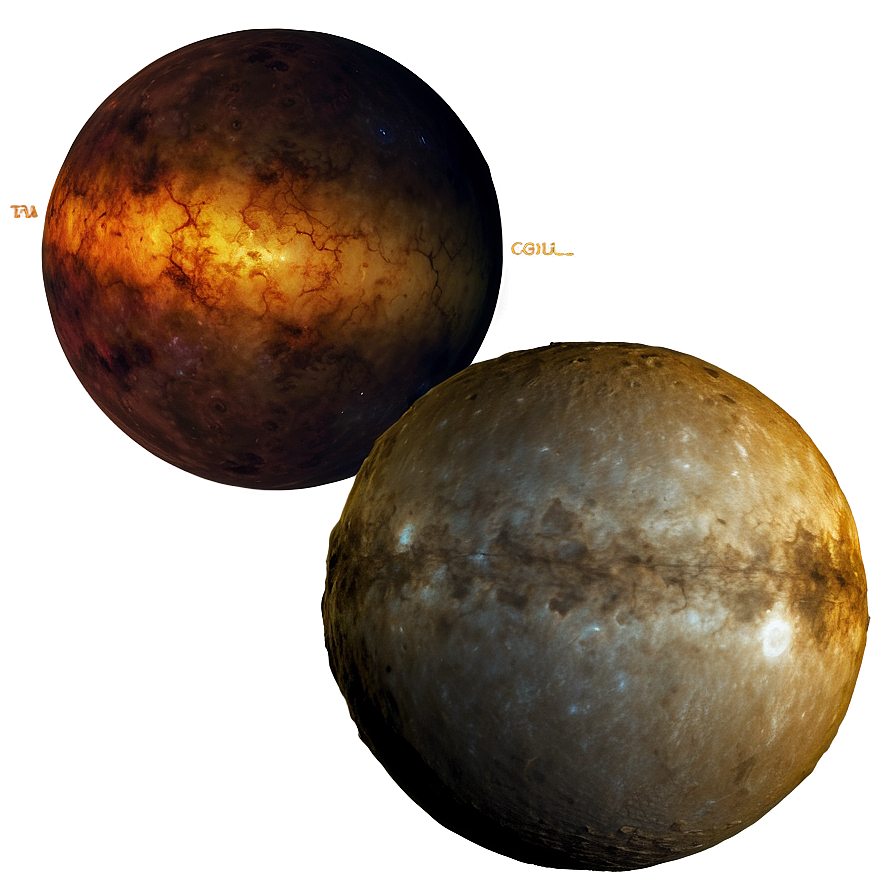 Mercury And Venus Comparison Png Jjb PNG image