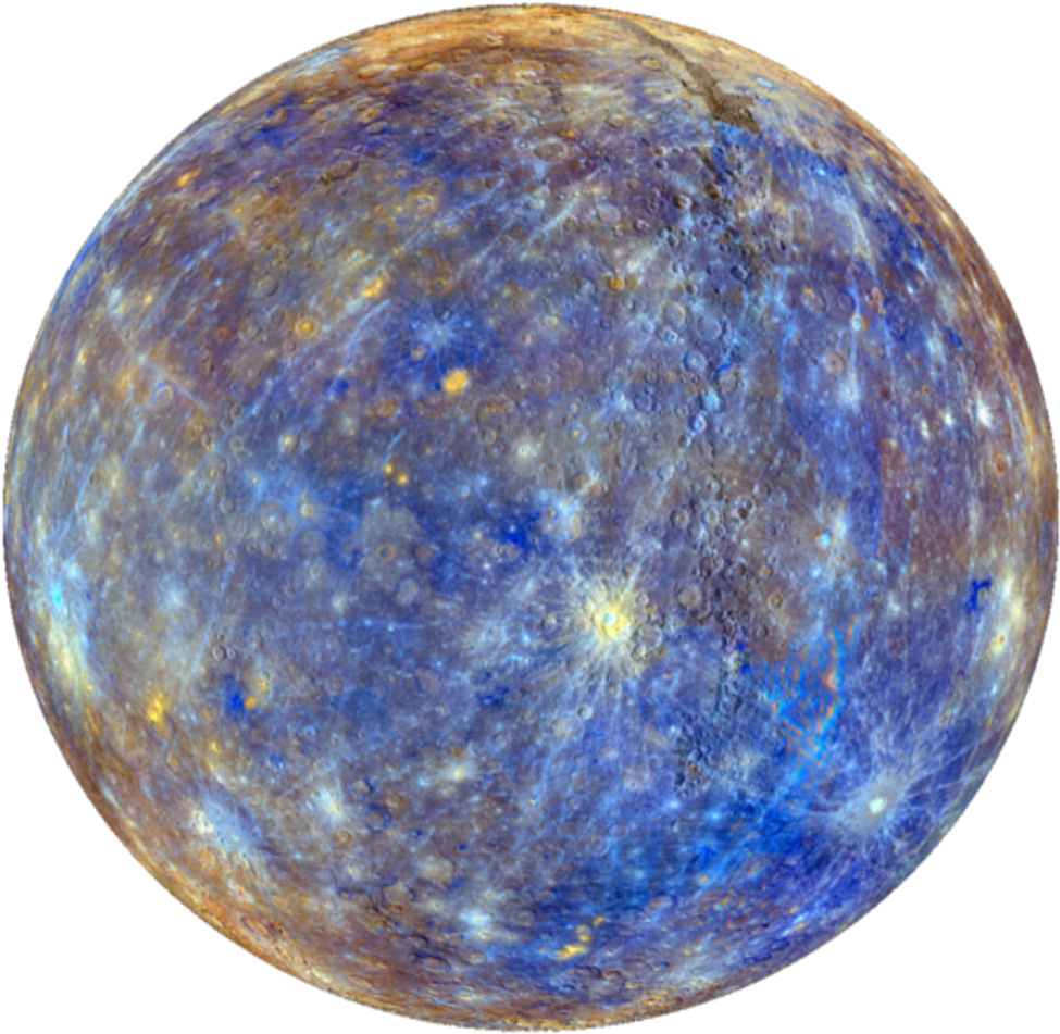 Mercury Planet Surface Texture PNG image