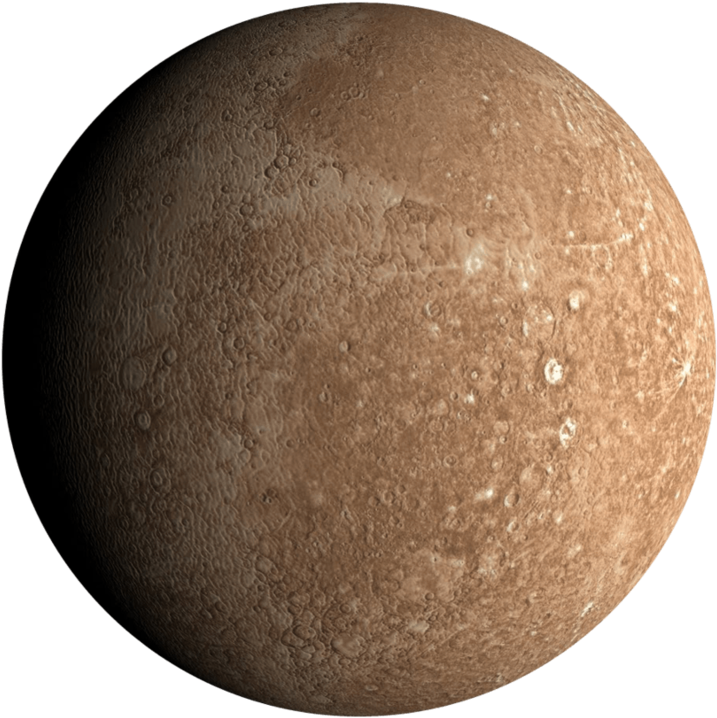 Mercury Planet Surface Texture PNG image