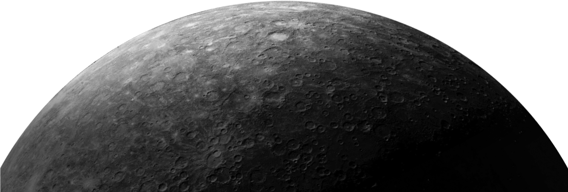 Mercury Planet Surface Texture PNG image