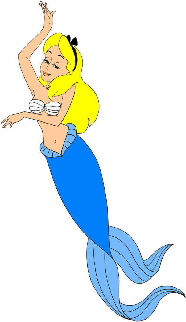 Mermaid Character Illustration PNG image