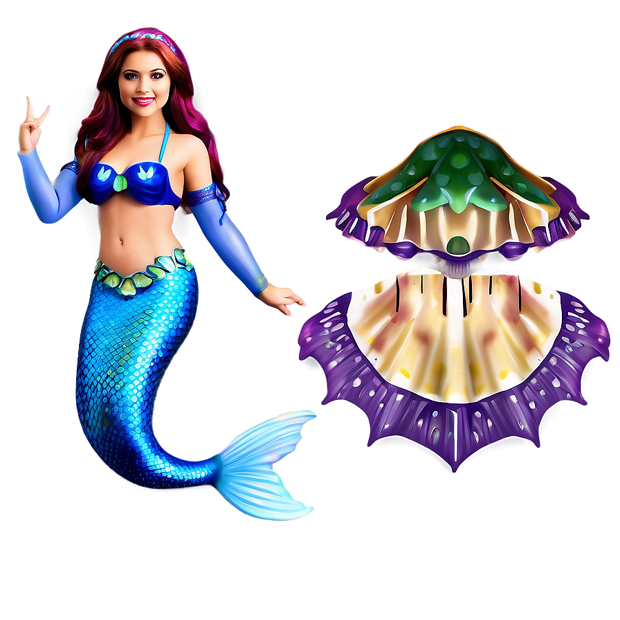 Mermaid Costume Png 06242024 PNG image