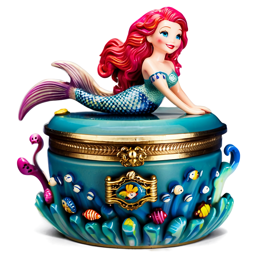 Mermaid Music Box Png Kmq PNG image