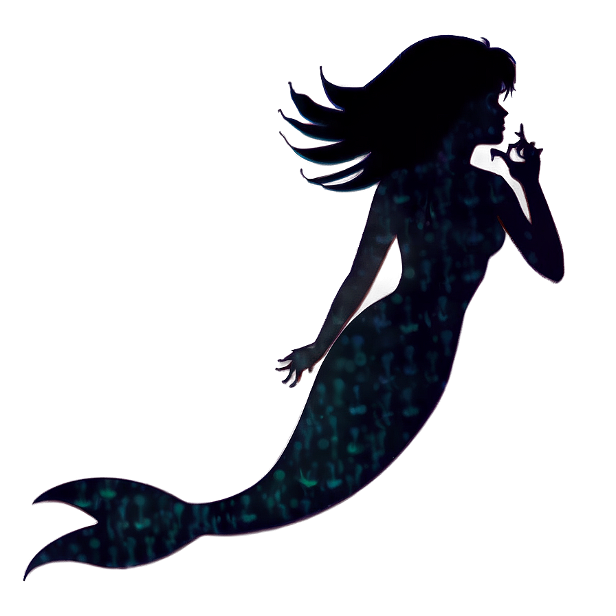 Mermaid Silhouette Png Rsm40 PNG image