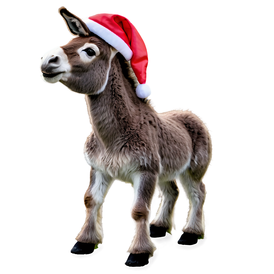 Merry Christmas Donkey Png 94 PNG image