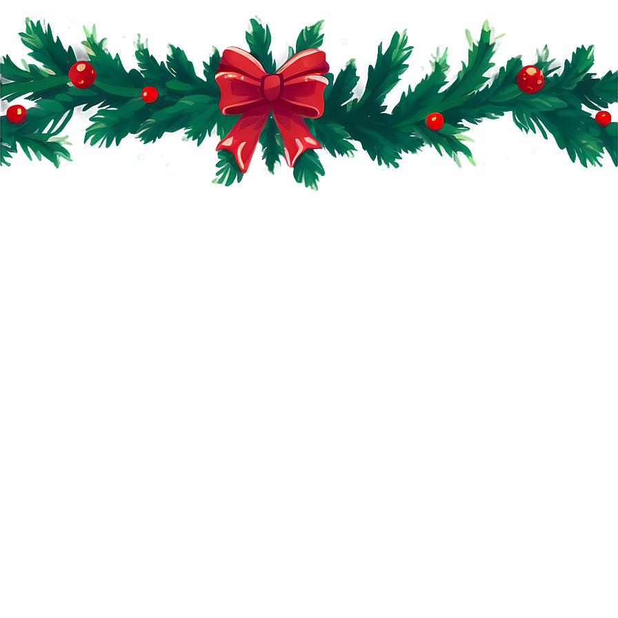 Merry Christmas Garland Png 91 PNG image