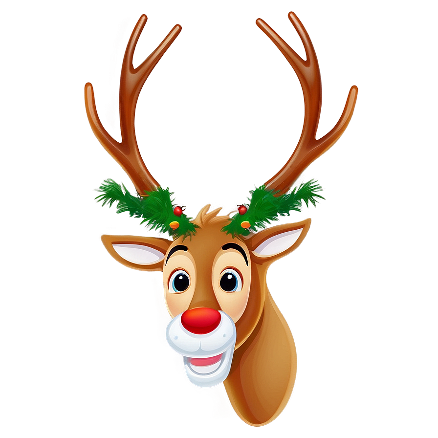 Merry Christmas Reindeer Png 05032024 PNG image