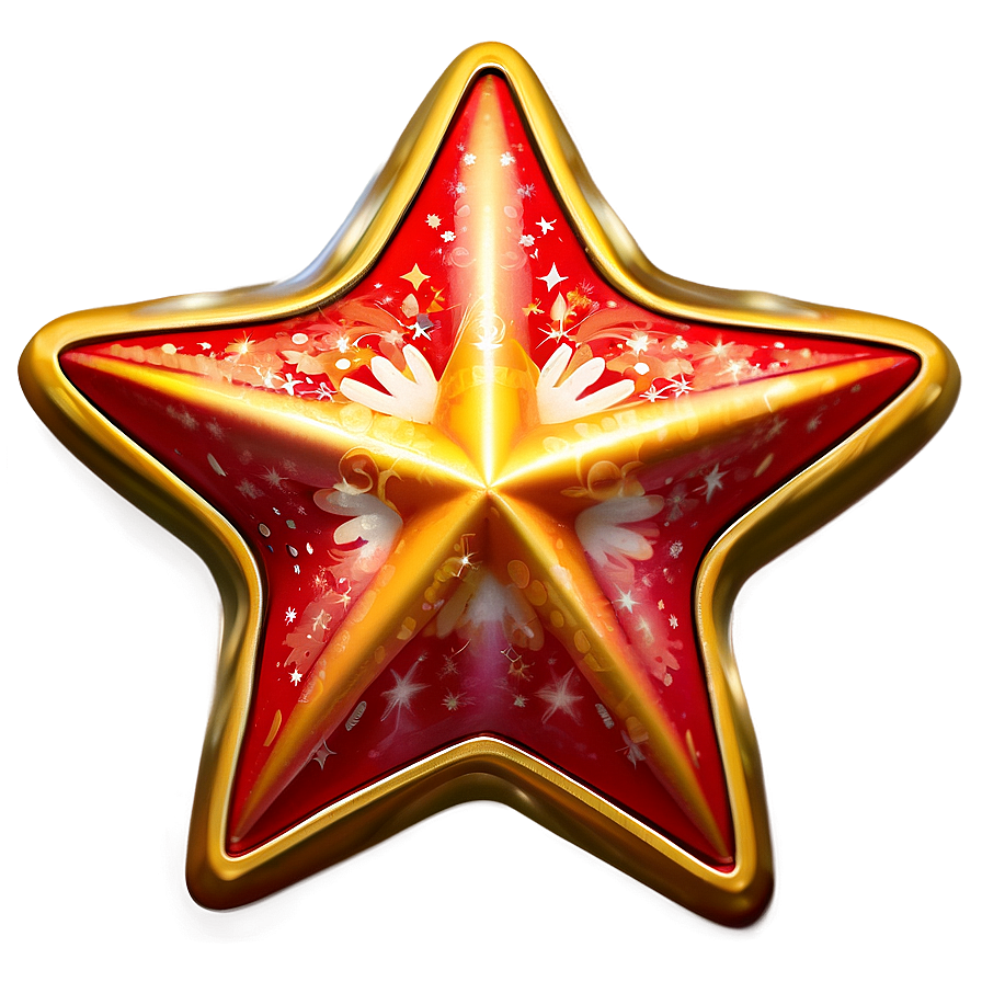 Merry Christmas Star Png 05032024 PNG image