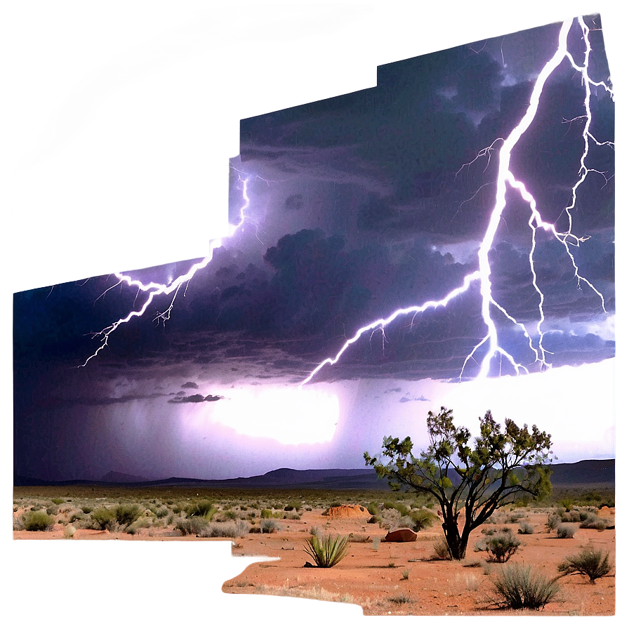 Mesa And Lightning Storm Png 86 PNG image