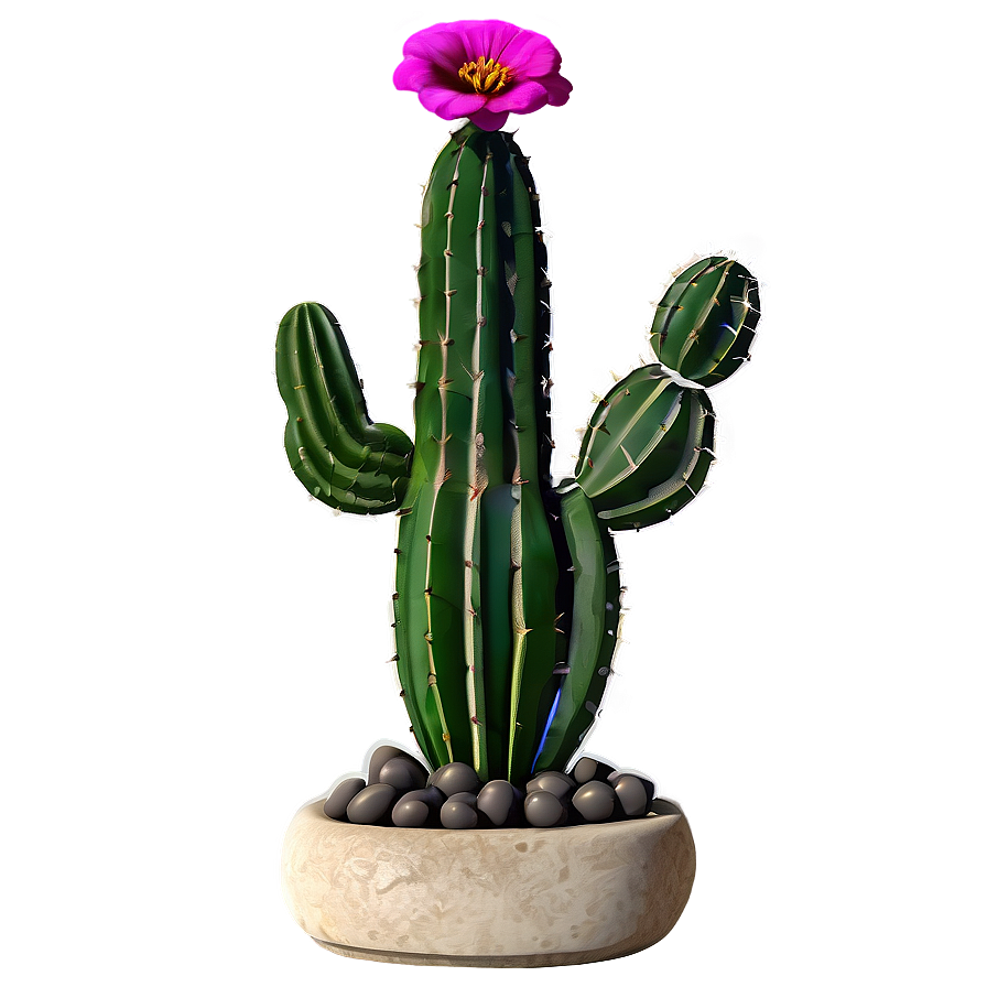 Mesa With Cacti Png 06252024 PNG image