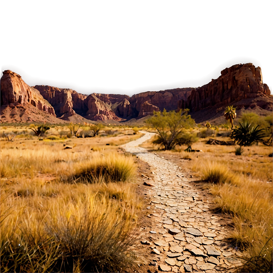 Mesa With Hiking Trail Png 44 PNG image