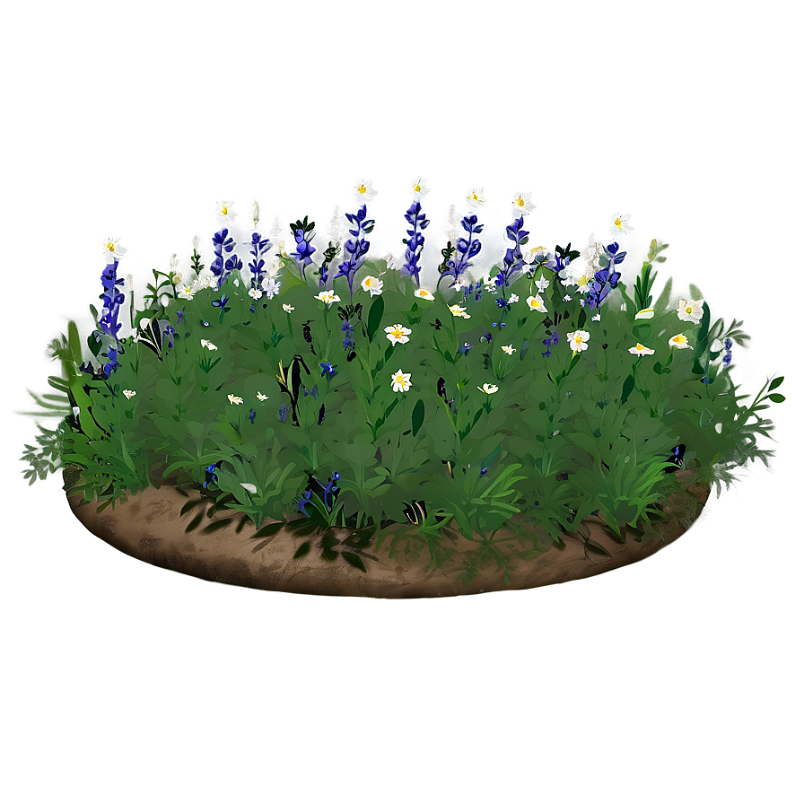 Mesa With Wildflowers Png Vtl49 PNG image