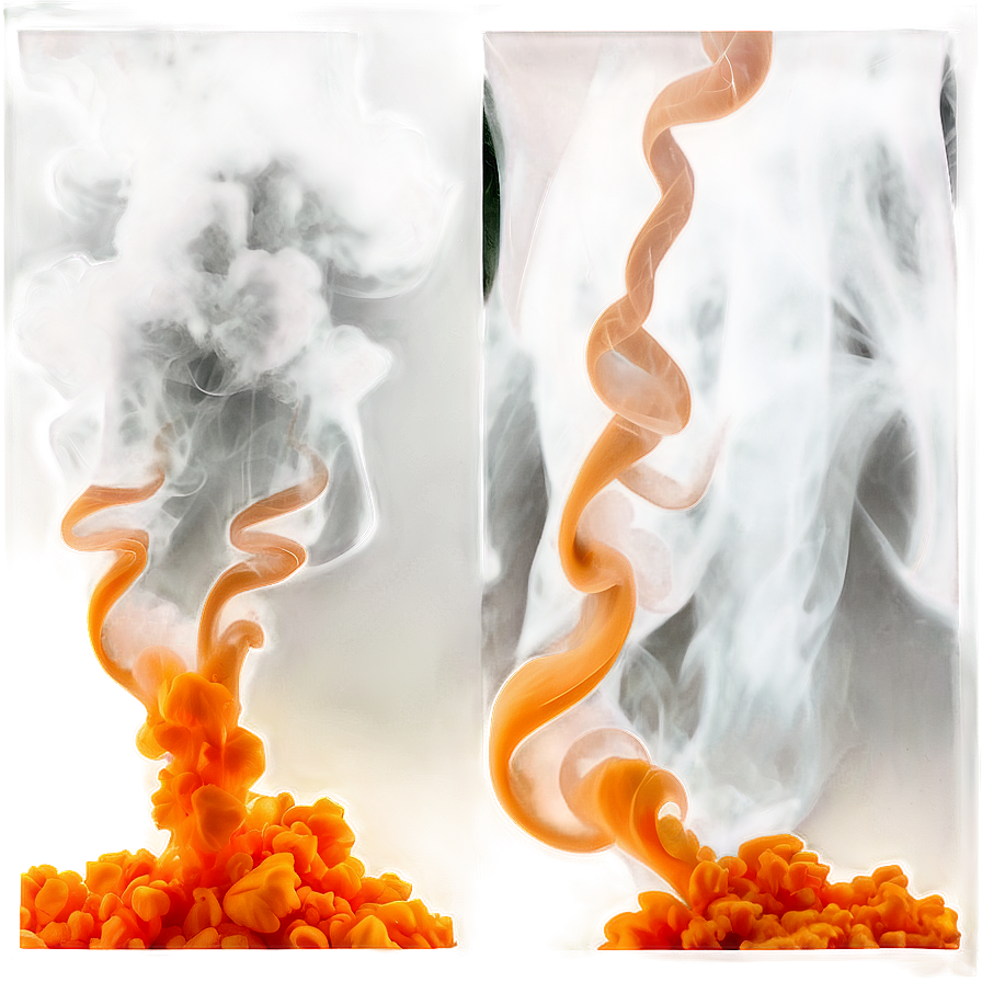 Mesmerizing Orange Smoke Texture Png 52 PNG image