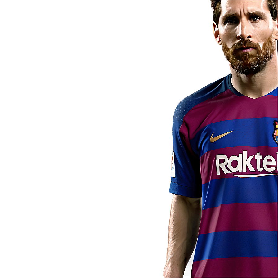 Messi Barcelona Uniform Png Vax PNG image