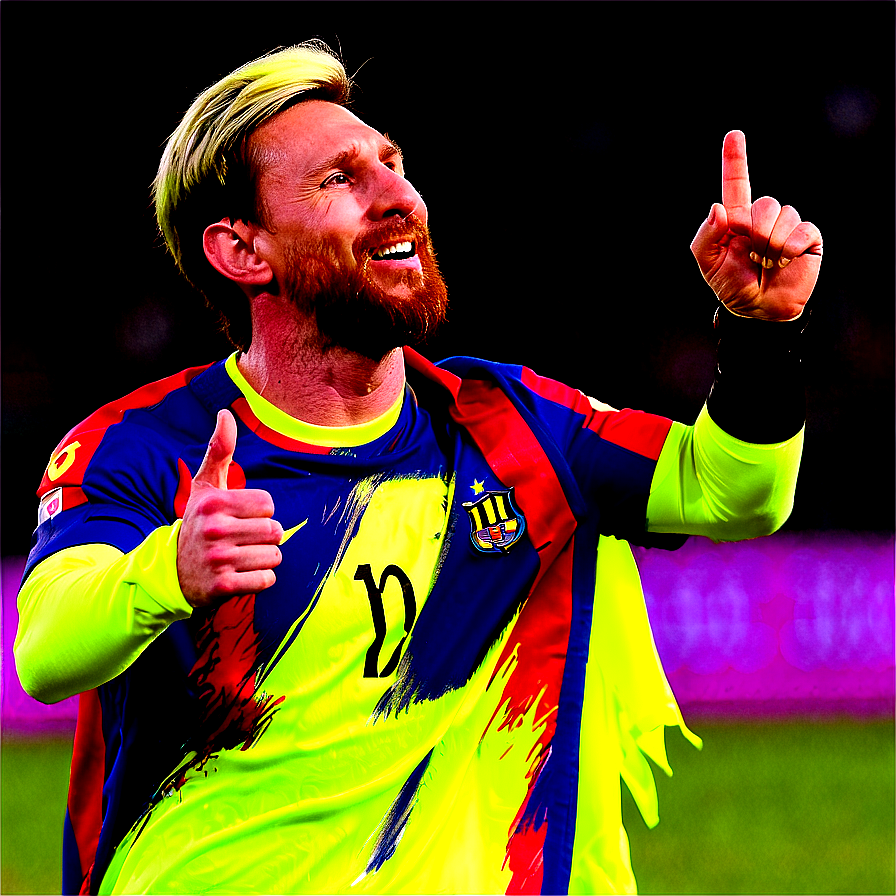 Messi Celebrating With Team Png Raa PNG image