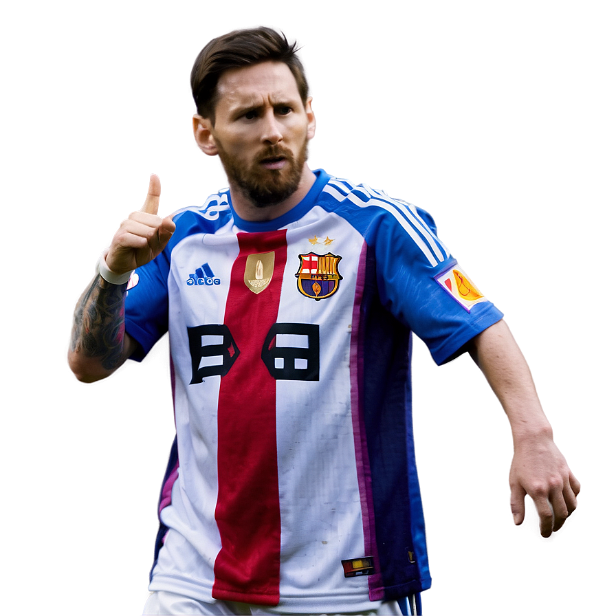 Messi Intense Game Moment Png Mly PNG image